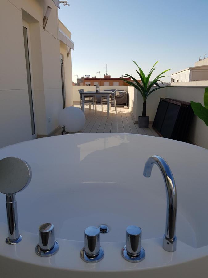 Increible ático con vistas al Mediterraneo. Wifi!! Sagunto Exterior foto